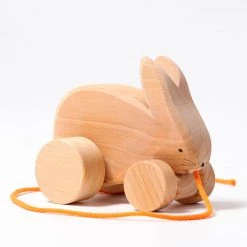 Grimms Toys Bobbing Rabbit - Pull Along