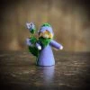 Fairies Handmade Wool Flower Fairy - Bellflower - White Toys