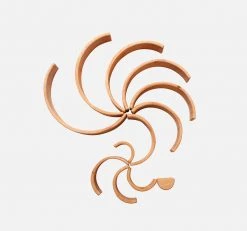 Grimms 12 Piece Wooden Rainbow - Natural Toys