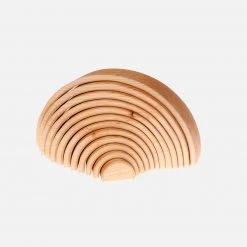 Grimms 12 Piece Wooden Rainbow - Natural Toys