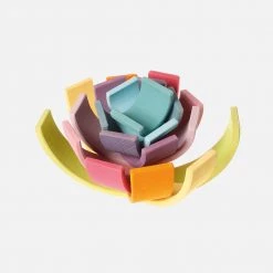 Grimms 12 Piece Wooden Rainbow - Pastel 12 Grimms 12 Piece Wooden Rainbow - Pastel