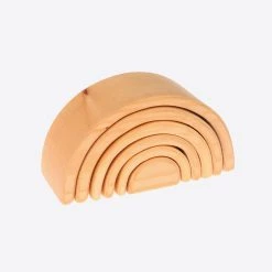 Grimms 6 Piece Wooden Rainbow - Natural Toys 21 Grimms 6 Piece Wooden Rainbow - Natural Toys