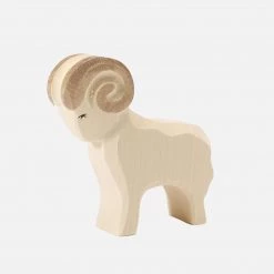 Ostheimer Handcrafted White Ram Toys