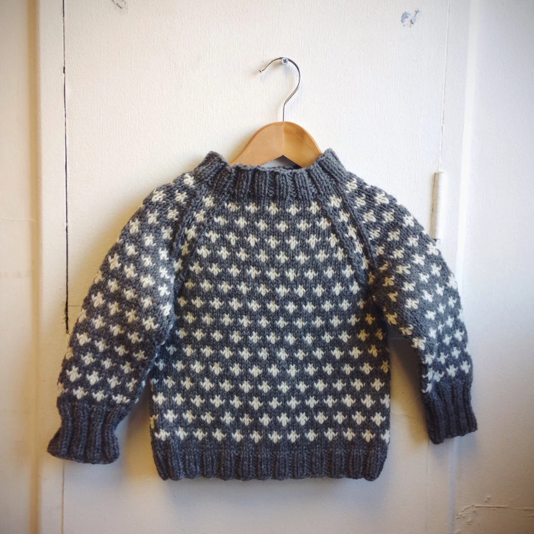 Mormor.nu Hand Knit Wool Knud Sweater - Grey 4 Mormor.nu Hand Knit Wool Knud Sweater - Grey