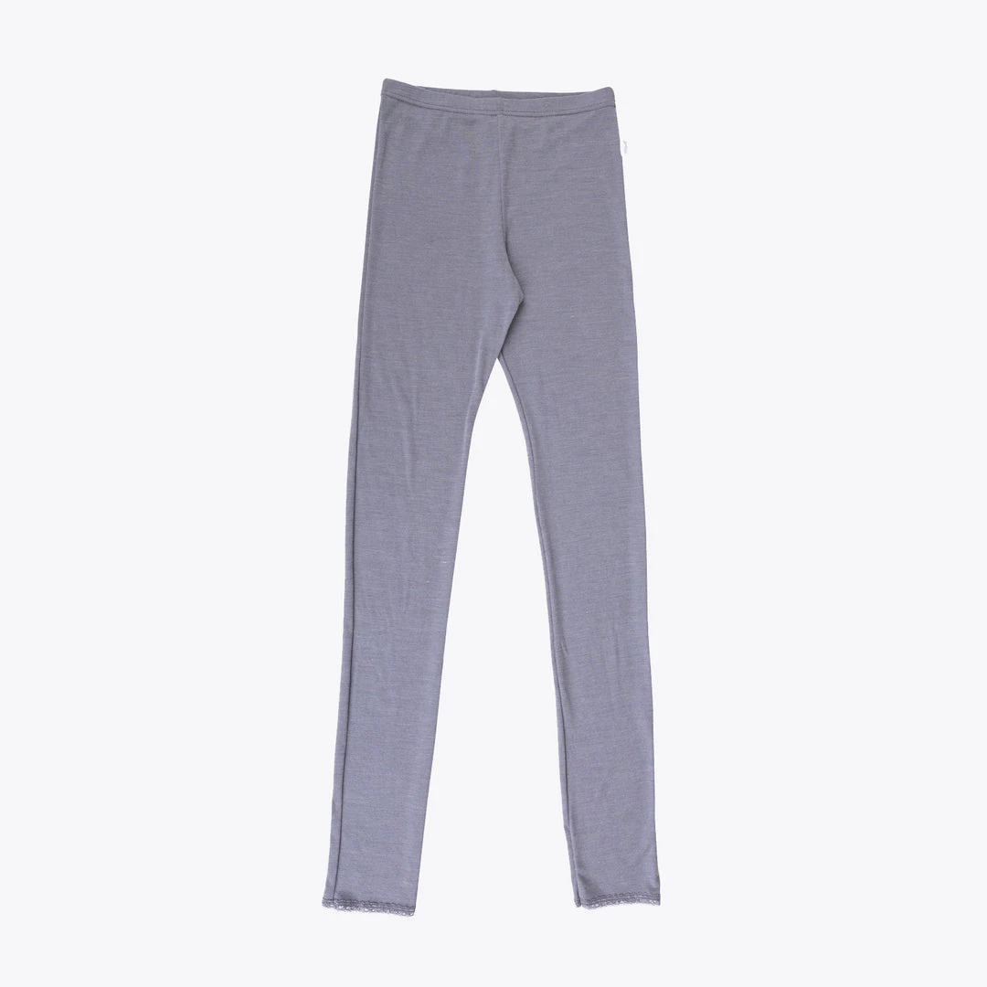 JOHA Adults Women's Merino Wool/Silk Leggings - Grey 3 JOHA Adults Women's Merino Wool/Silk Leggings - Grey