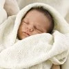 Disana Baby Gifts Organic Merino Wool Baby Blanket - Natural