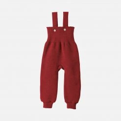 Disana Organic Merino Wool Baby Dungarees - Bordeaux Baby Wool