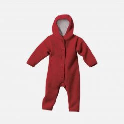 Disana Organic Boiled Merino Wool Overall - Bordeaux Baby Wool