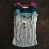 My Alpaca Tops & Sweaters Hand Knit Baby Alpaca Rib Vest - Oatmeal
