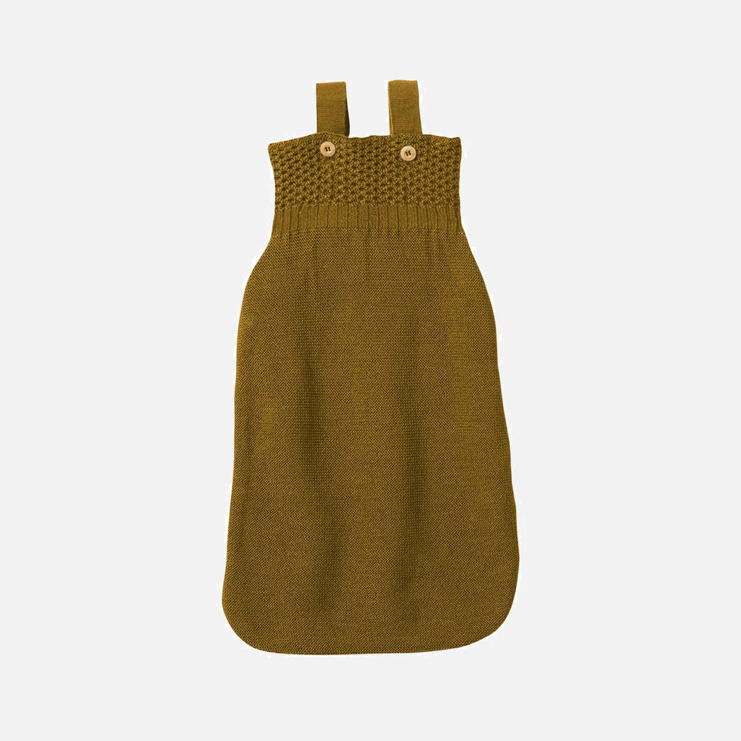 Disana Knitted Organic Merino Wool Sleeping Bag - Gold 4 Disana Knitted Organic Merino Wool Sleeping Bag - Gold