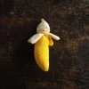 Nanchen Handmade Organic Cotton/Wool Banana Rattle Baby Gifts
