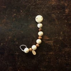 HEIMESS Light And Dark Wood Soother Chain Clip/Holder 7 HEIMESS Light And Dark Wood Soother Chain Clip/Holder