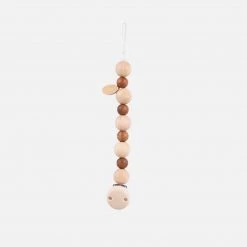 HEIMESS Light And Dark Wood Soother Chain Clip/Holder
