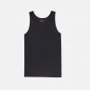 JOHA Adults Men's Merino Wool Sleeveless Vest - Black
