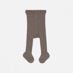 Selana Organic Merino Wool Tights - Chocolate Baby Wool