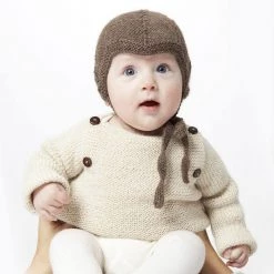 My Alpaca Hand Knit Baby Alpaca Sweater - Natural