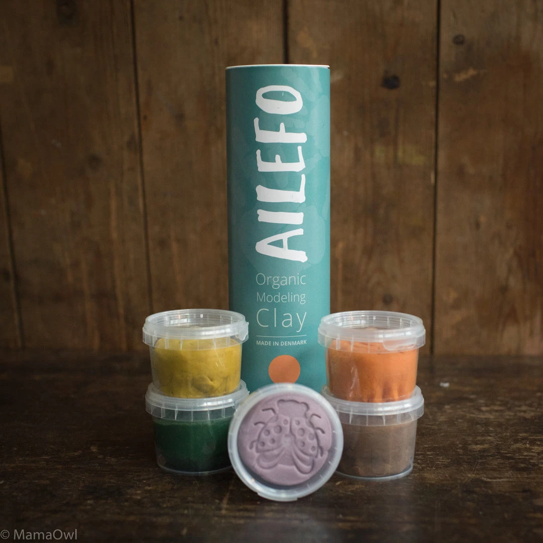 Ailefo Organic Modelling Play Dough Medium Tube - 5 Forest Colours 3 Ailefo Organic Modelling Play Dough Medium Tube - 5 Forest Colours