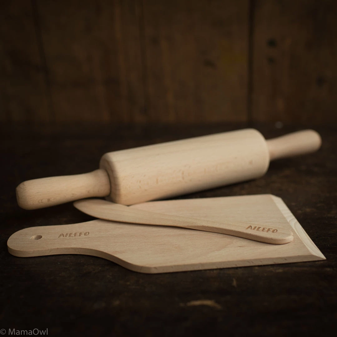 Ailefo Toys Wooden Tools For Playdough 6 Ailefo Toys Wooden Tools For Playdough