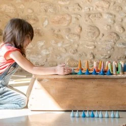 Grapat Wooden Raindrops Mandala - 36 Pieces Toys