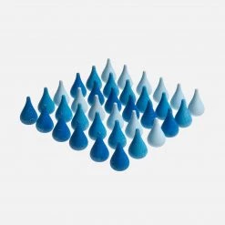 Grapat Wooden Raindrops Mandala - 36 Pieces Toys