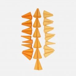 Grapat Toys Wooden Orange Cones Mandala - 36 Pieces 9 Grapat Toys Wooden Orange Cones Mandala - 36 Pieces