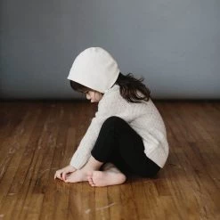 Briar Baby Linen Bonnet - Ivory