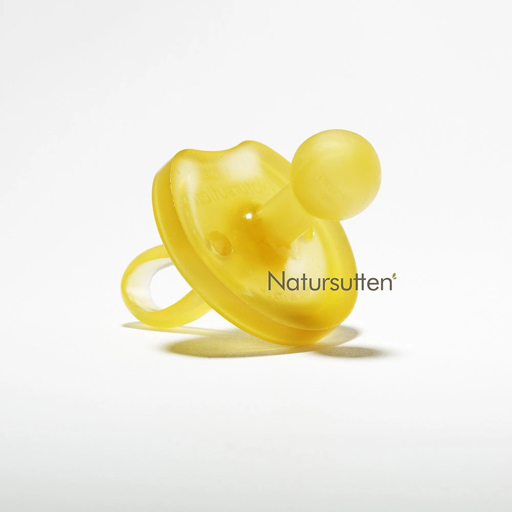 Natursutten Natural Rubber Soother/Pacifier - Butterfly - Round 3 Natursutten Natural Rubber Soother/Pacifier - Butterfly - Round