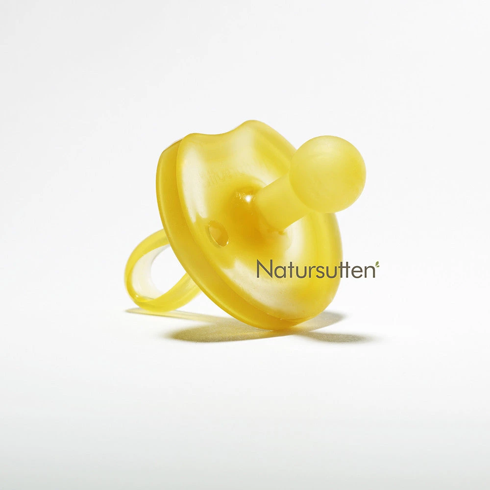 Natursutten Natural Rubber Soother/Pacifier - Butterfly - Round 5 Natursutten Natural Rubber Soother/Pacifier - Butterfly - Round