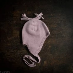 Engel 100% Organic Merino Wool Fleece Hat - Lilac Rose Baby Wool