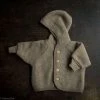 Engel Baby Wool 100% Organic Merino Wool Fleece Jacket - Walnut Melange 1 Engel Baby Wool 100% Organic Merino Wool Fleece Jacket - Walnut Melange