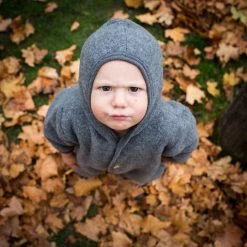 SISKIN By Engel Baby Wool Exclusive 100% Organic Merino Wool Fleece Suit - Slate 10 SISKIN By Engel Baby Wool Exclusive 100% Organic Merino Wool Fleece Suit - Slate