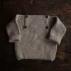 My Alpaca Hand Knit Baby Alpaca Sweater - Oatmeal Tops & Sweaters