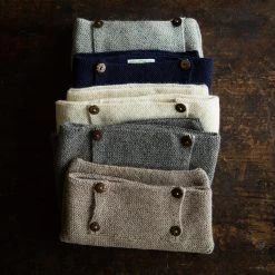 My Alpaca Hand Knit Baby Alpaca Sweater - Light Grey Tops & Sweaters