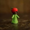 Fairies Handmade Autumn Wool Fairy - Apple - Black Toys 2 Fairies Handmade Autumn Wool Fairy - Apple - Black Toys