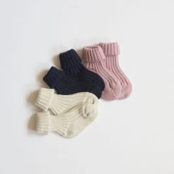 Grödo Organic Wool Long Baby Socks - Many Colours