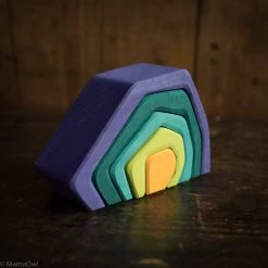 Grimms Toys Wooden Earth Stacking Toy