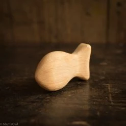 Grimms Wooden Rattle Fish With Precious Stones