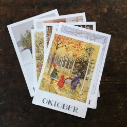 Elsa Beskow Set Of All Month's Prints - A4