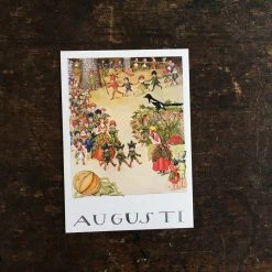 Elsa Beskow Set Of All Months Of The Year Postcards