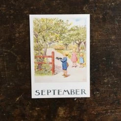 Elsa Beskow Set Of All Months Of The Year Postcards