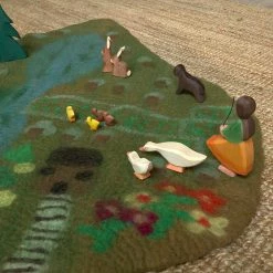 Papoose Toys Felted Wool Farm Play Mat 8 Papoose Toys Felted Wool Farm Play Mat