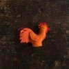 Gluckskafer Handmade Wool Felt Rooster
