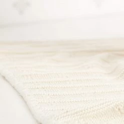 Selana Bourette Silk Baby Blanket - Natural