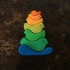 Gluckskafer Natural Wood Bird Stacker