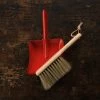 Gluckskafer Toys Child's Dust Pan And Brush Set - Red Or Blue