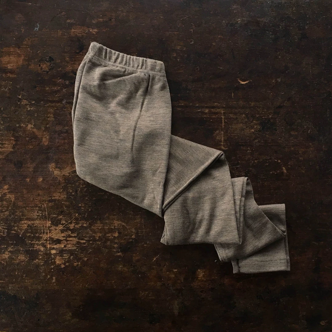 Engel Women's Organic Merino Wool & Silk Leggings - Walnut 3 Engel Women's Organic Merino Wool & Silk Leggings - Walnut