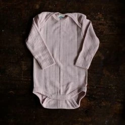 Cosilana Baby Wool Organic Merino Wool, Cotton & Silk Body - Pale Pink