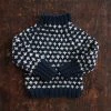 Mormor.nu Hand Knit Wool Knud Sweater - Navy Tops & Sweaters