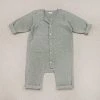 Ketiketa Hand Woven Cotton Eole Overalls - Teal