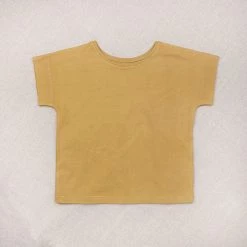 Ketiketa Organic Cotton Plant Dyed Tee - Mustard